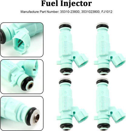 ya 14 9.20 zhengce 4PCS Fuel Injector 35310-23800 for Hyundai for Elantra 2008-2010 for Kia S-1