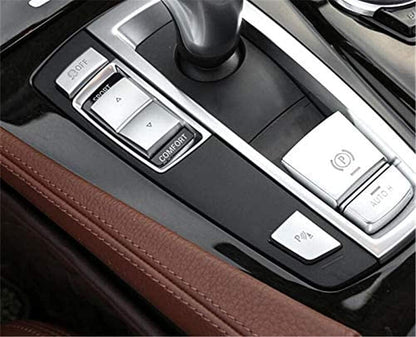 ya 8 8.24 baidi 5pcs Handbrake Gear Shift Panel Side Switch P Button Cover for BMW 5 6 Series X3