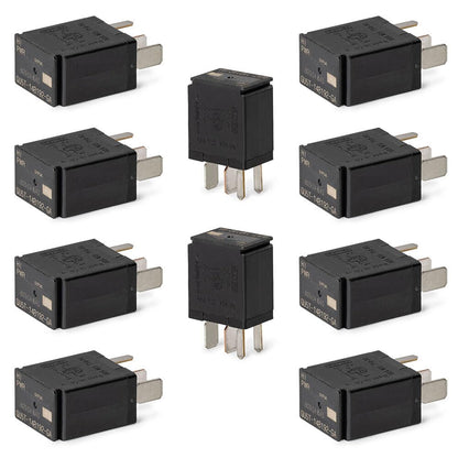 ya 4 8.8 10X 4-PIN 8T2T-14B192-AA Relay Black Multi-Purpose Relay for Fusion F150 F-250