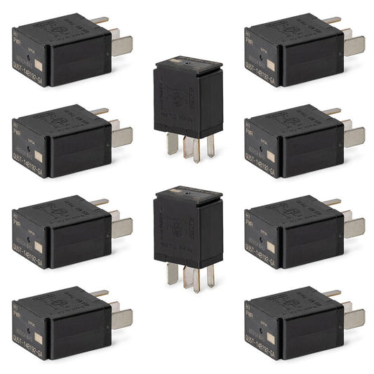 ya 4 8.8 10X 4-PIN 8T2T-14B192-AA Relay Black Multi-Purpose Relay for Fusion F150 F-250