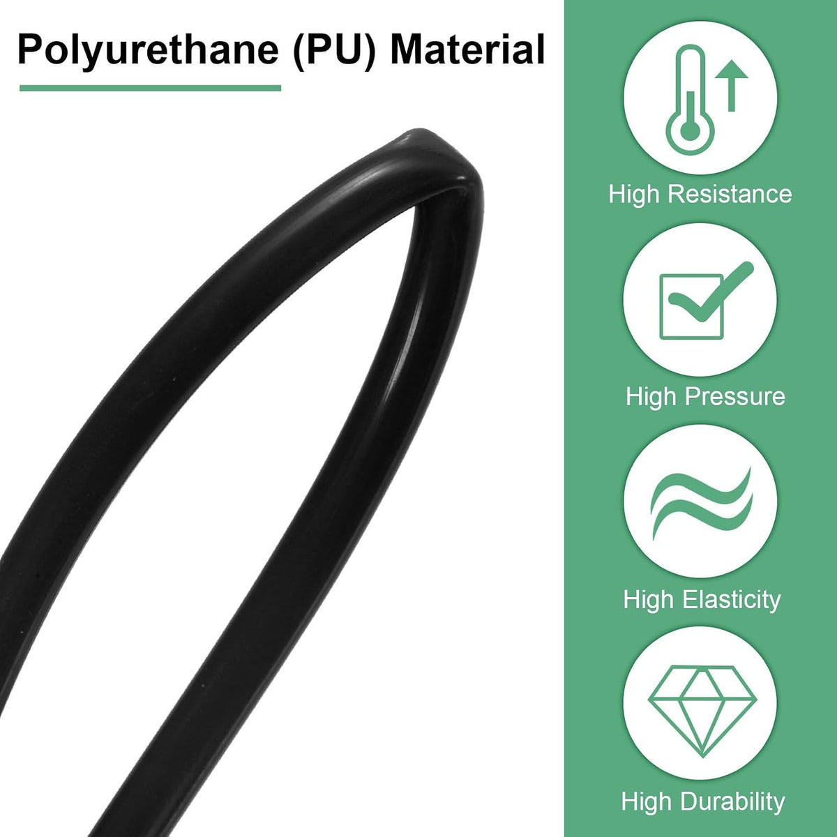 ya 14 9.20 baidi 5Meter Pneumatic Tubing Pipe 2.5x4mm PU Polyurethane Air Compressor Hose Black-1