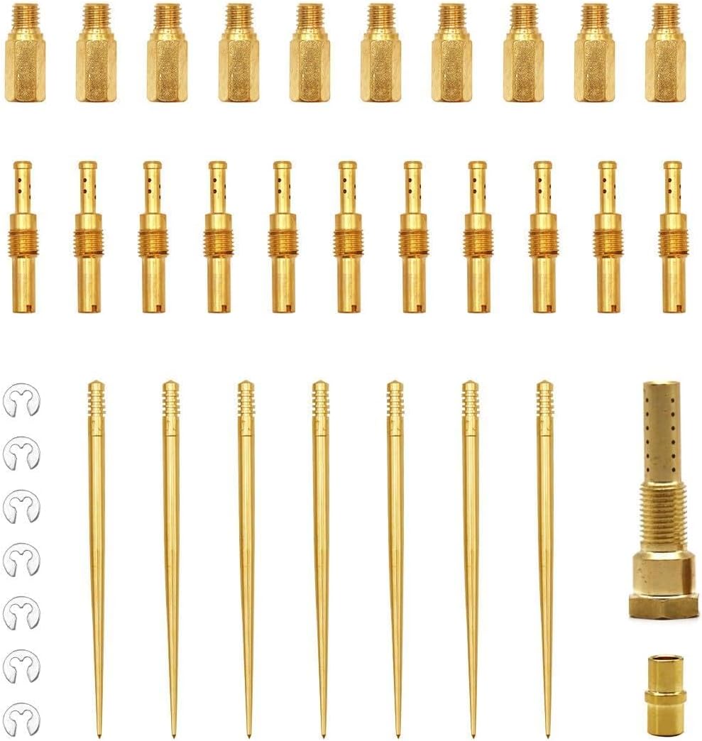 ya 2 8.15 PE 26-28 21-34 Carburetor 24 Holes Repair Kit Slow Jet Needle Holder Atomiser
