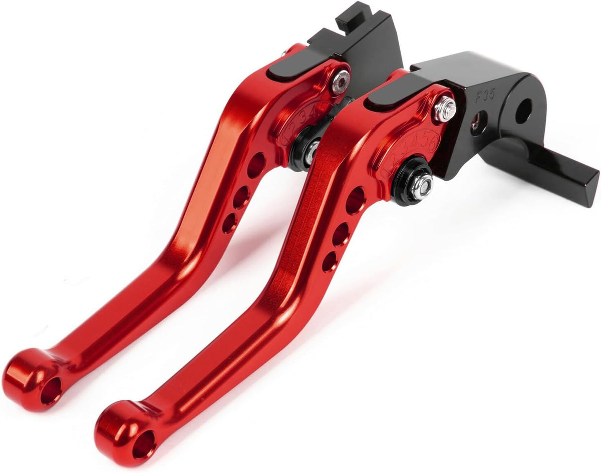 ya 11 9.14 baidifor Suzuki Katana GSX600F GSX750F 1989-2006 Short Clutch Brake Levers Red US CNC