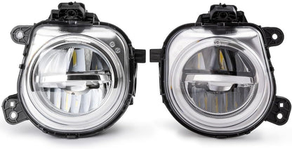 ya 4 8.10 1 pair front LED fog lights for BMW X3 F25 X4 F26 X5 F15 F85 X6 F16 F86