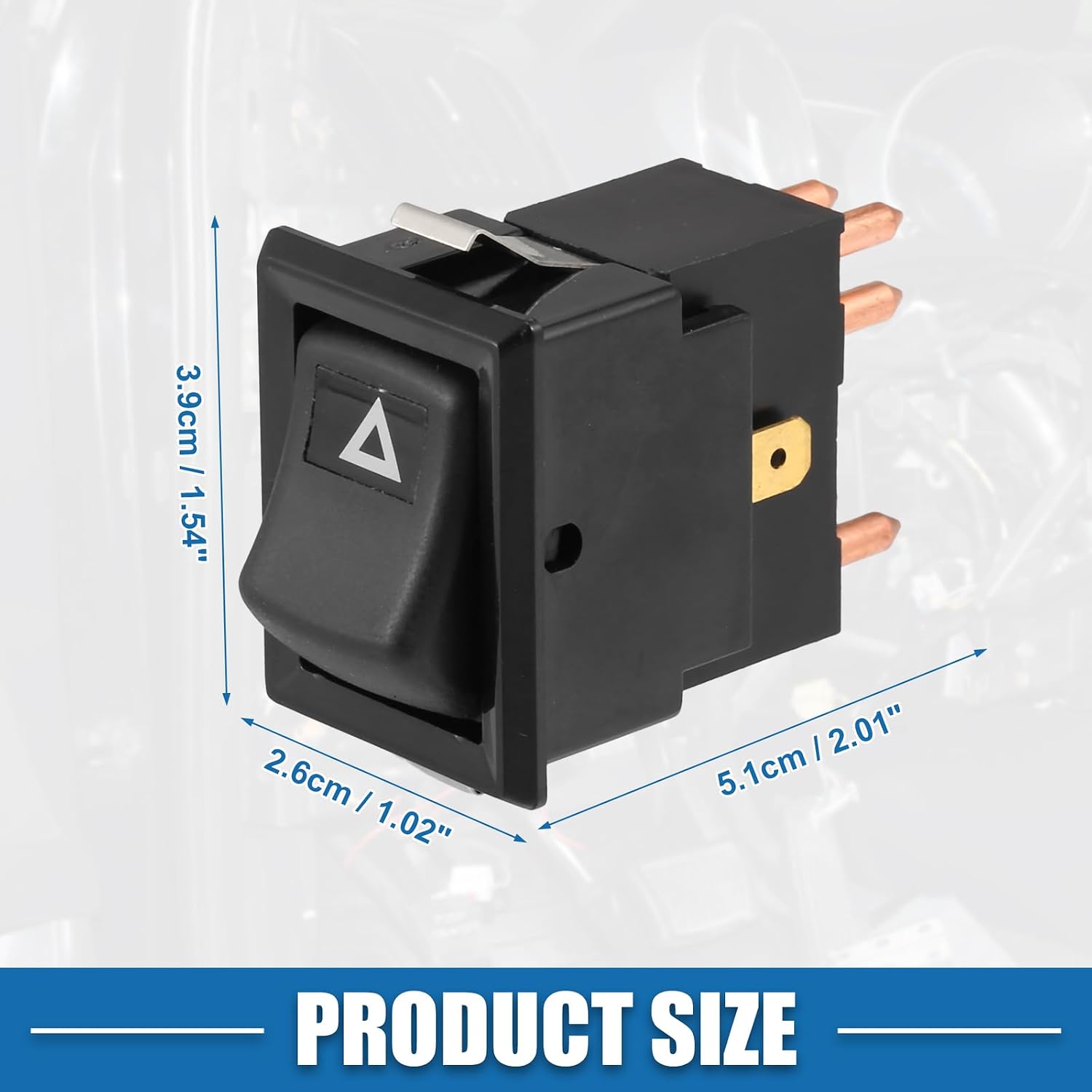 ya 8 8.24 baidi Warning Indicator Switch No.YUF101490 Lights Button for Land Rover for Defender 90