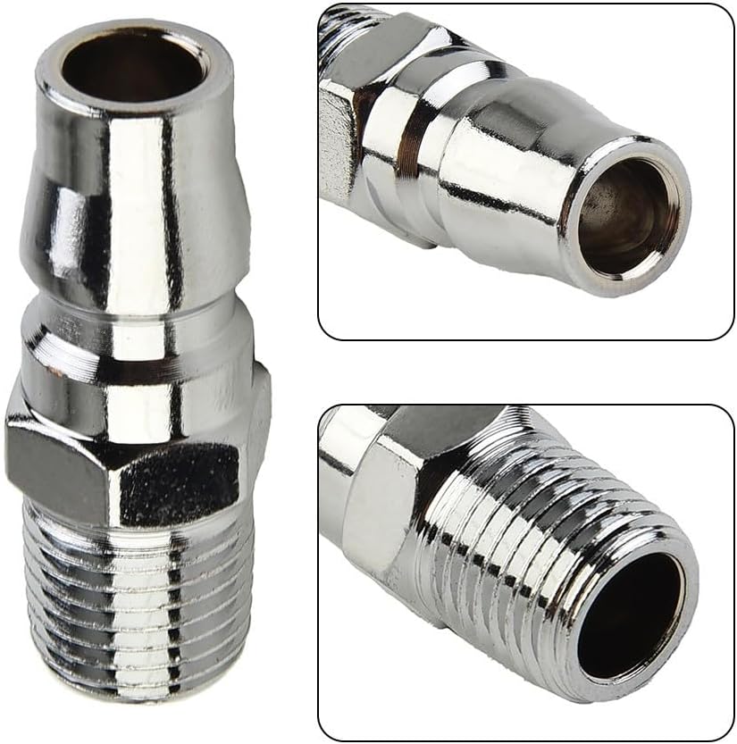ya 14 9.20 baidi Male Coupling Air Fitting 1/4 Thread Hardened Parts for Durability-1