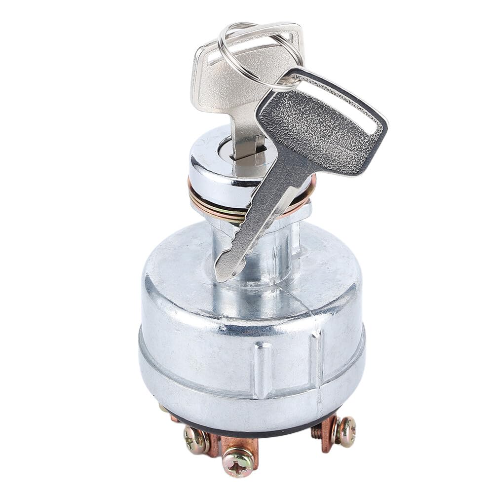 ya 5 8.10 Hot Ignition Switch with 6 Terminal Wire Digger Tractor Mower 2 Keys Part for