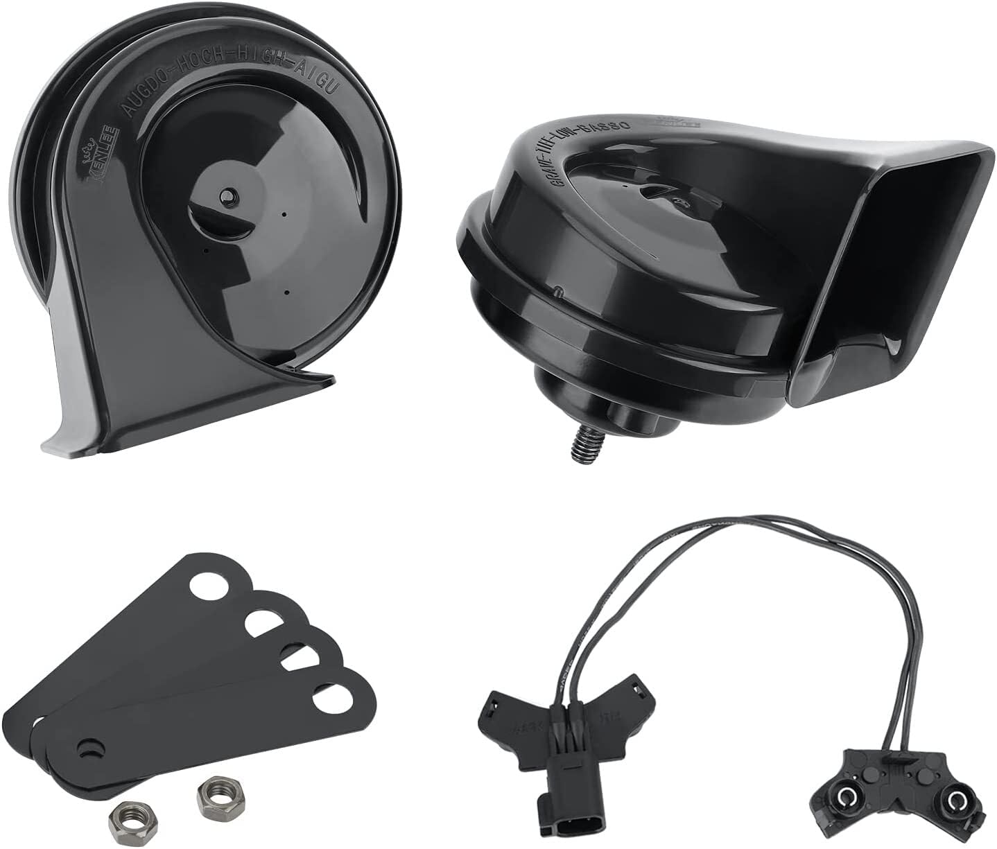 ya 5 8.24 baidi MrHorn 12v Eletric Horns for Ford ESCORT ESCAPE for Mustang FOCUS MONDEO TAURUS EDGE