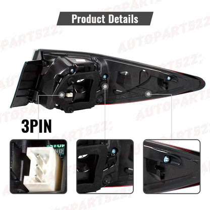 ya 5 8.24 baidi Left outer tail light for Lexus ES350 2013 2014 2015 rear tail light 81561-33560