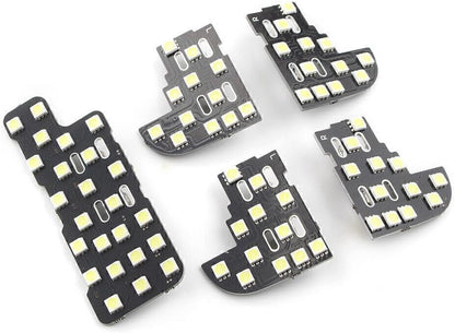 ya 3 8.24 baidi 5 Piece White Car Interior Dome Map Reading Light Bulbs for 2005-2008 for Honda Odyssey 