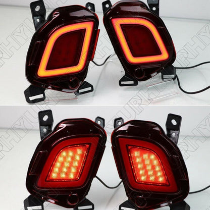 ya 2 8.15 2x Rear Bumper Lamps (Flashing) Driving light for Toyota Highlander 2015-19
