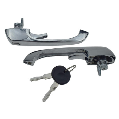 ya 6 8.14 A Pair of Door Handles with Keys Suitable for Public Transport Vehicles 1969-1979