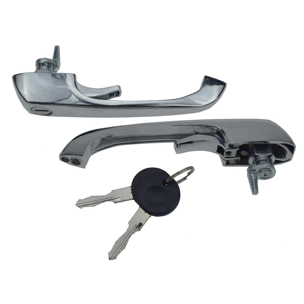 ya 6 8.14 A Pair of Door Handles with Key 211837205N Suitable for VW Bus Van Type 2 69-79 Thing