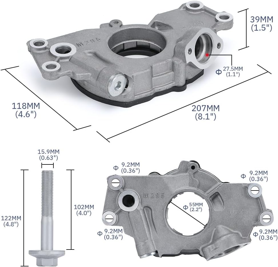 ya 4 8.10 LS High Volume Oil Pump Change Kit W/Gaskets Balancer Bolt 4.8L 5.3L 5.7L 6.0L