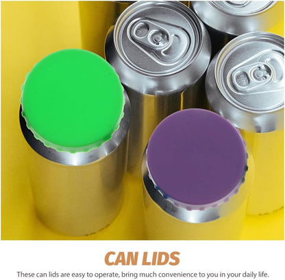 ya 14 9.20 baidi 18 Pcs Beer Bottle Cap Bevera Can Lid Covers Soda Lids Re ble Sealing Caps-1