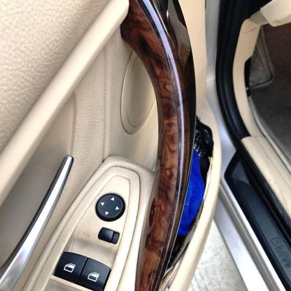 ya 2 8.15 Suitable for BMW 3 4 Series f30 f35 2*Carbon Fiber Interior Door Handle Panel Cover Trim 