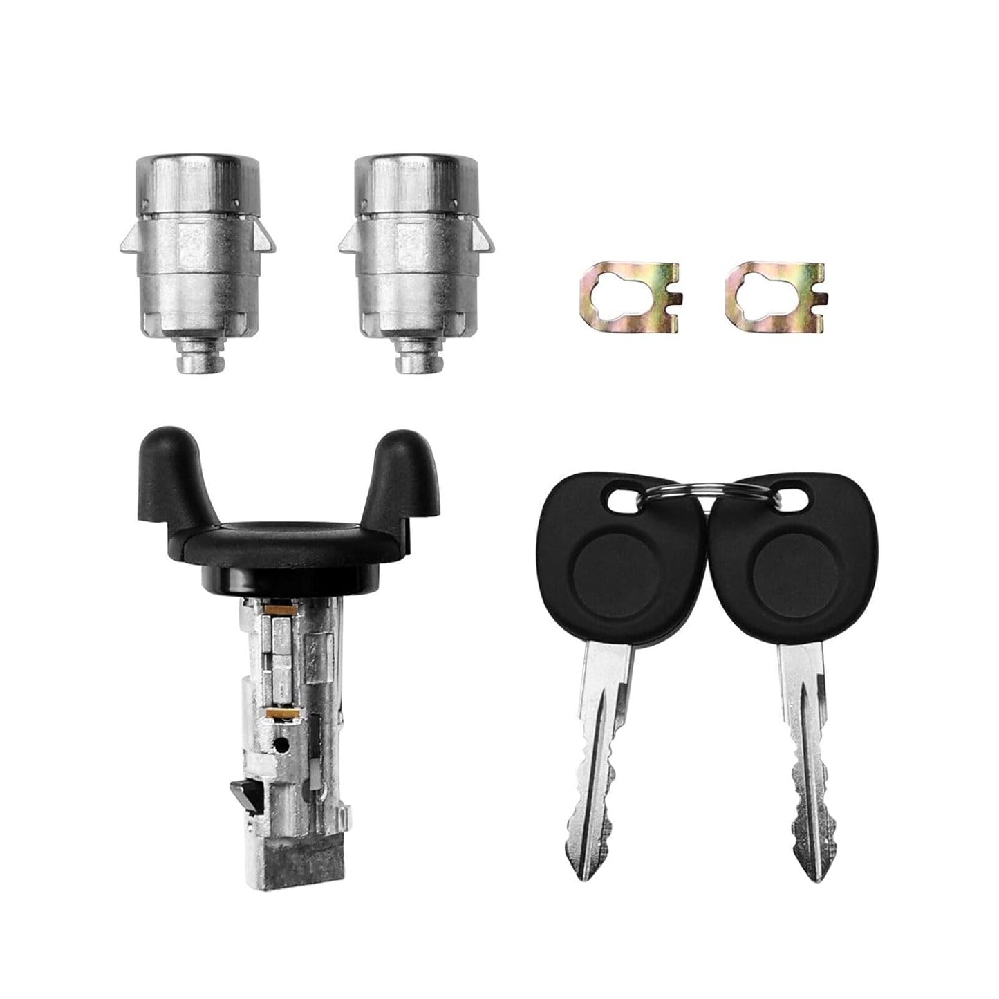 ya 6 8.24 baidi Ignition Switch Door Lock Cylinder 2 Keys for Chevy Tahoe Silverado GMC Sierra