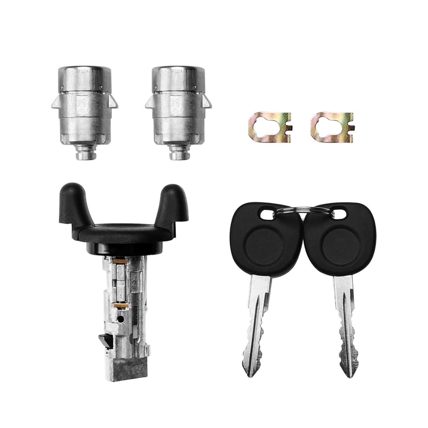ya 6 8.24 baidi Ignition Switch Door Lock Cylinder 2 Keys for Chevy Tahoe Silverado GMC Sierra