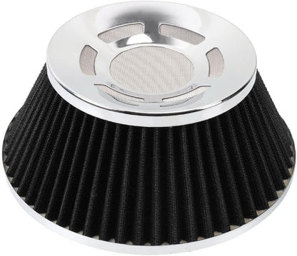ya 13 9.15 baidi Black 3 Inch 76mm High Flow Dry Air Filter Cold Air Intake Filter Mushroom Head