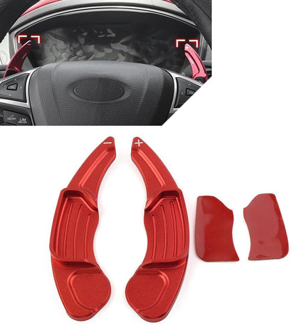 ya 4 8.8.2 for Ford Fusion Mondeo Taurus Red Steering Wheel Shift Paddle Shifter Extension
