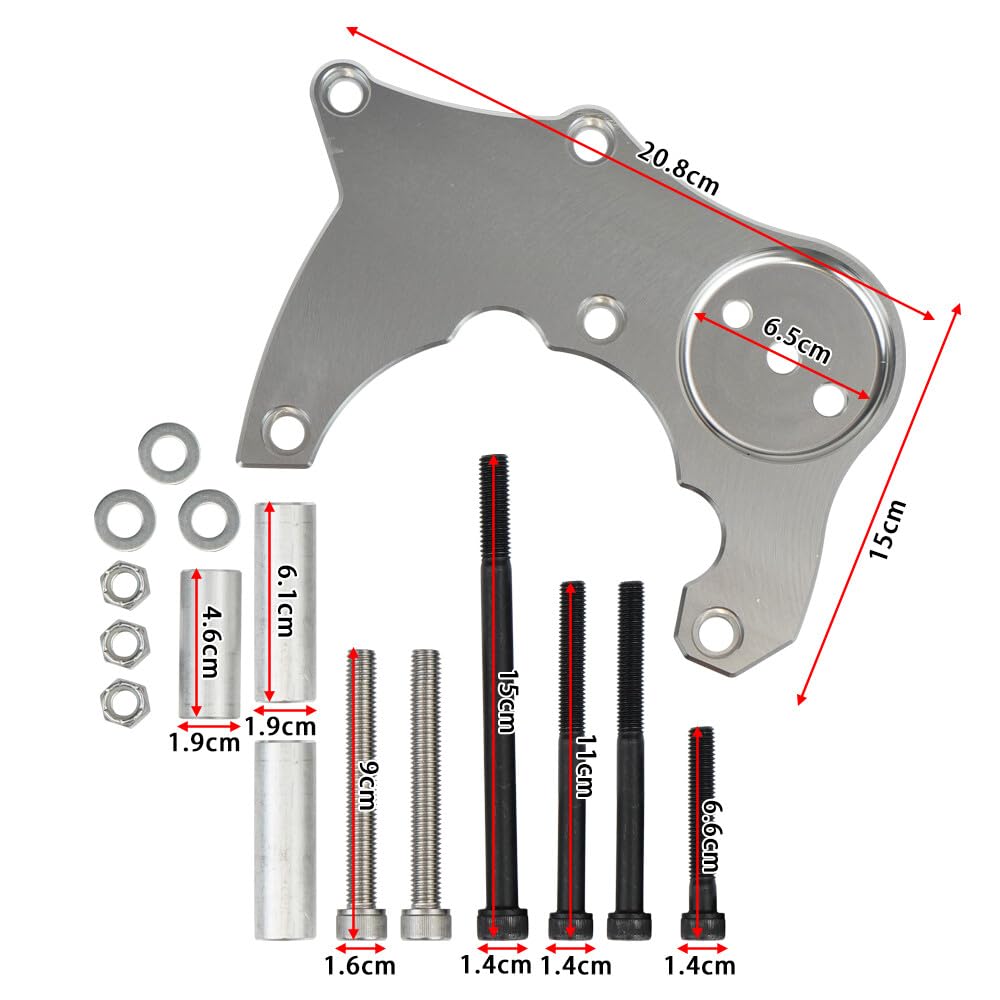 ya 10 9.16 baidi LS R4 AC Compressor Bracket for Chevy for GMC 1999-2013 LS LQ LS2 LS3 LS6 4.8 5.3