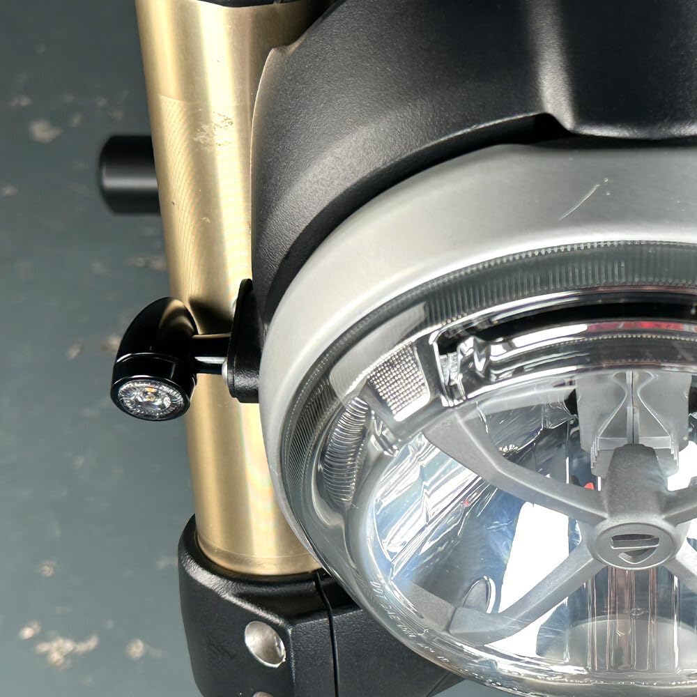 ya 13 9.15 baidi LED Front Turn Signal light Indicator for Ducati Sc for Ram bler 1100/Sport/TributePro