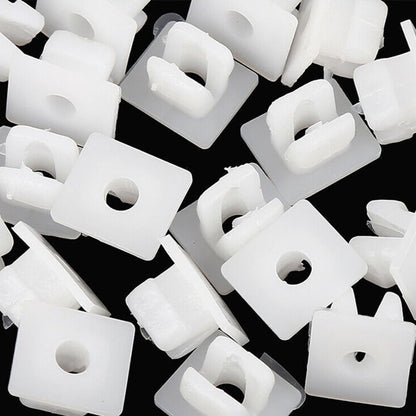 ya 9 10.24 25pcs Nylon Nut Grommet Front Bumper Support Splash Shield Screw for Toyota M5.5