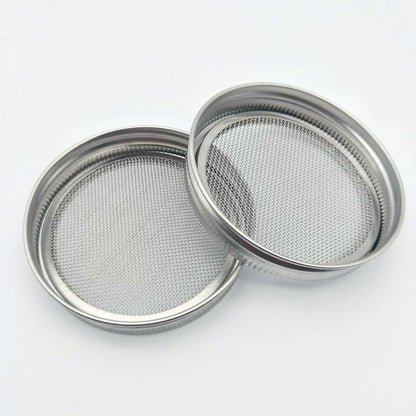 ya 14 9.20 baidi 2 Pcs Sprouting Lids Stainless Steel Food Grade Jar Kit Fermenting-1