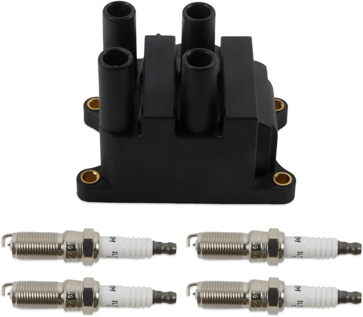 ya 9 10.24 1x Ignition Coil&4x Iridium Spark Plugs FD497 5019 for Ford Contour vastvehicle