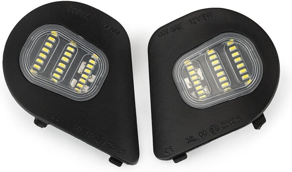 ya 3 8.24 baidi LED Side Mirror Puddle Light for Dodge Ram 10-19 1500 2500 3500 4500 5500 Trucks 