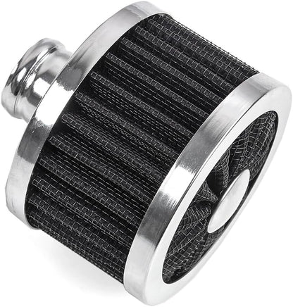 ya 13 9.15 baidi 2PCS Black/Red/Blue 1Extra Flow Breather 1 Push In Vent Filter for Valve Cover