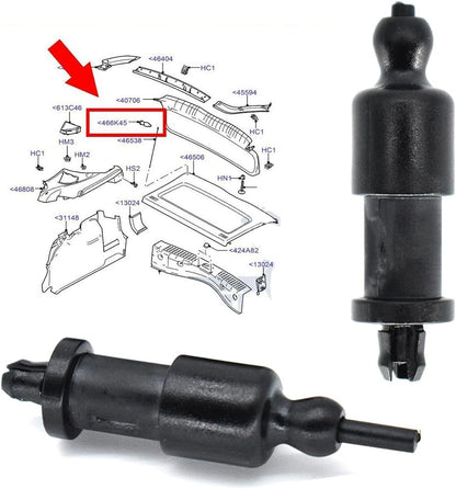 ya 4 8.14 2X for Focus MK2 MK2.5 Hatchback C-Max Parcel Shelf String Clips 4M51A466K45AC