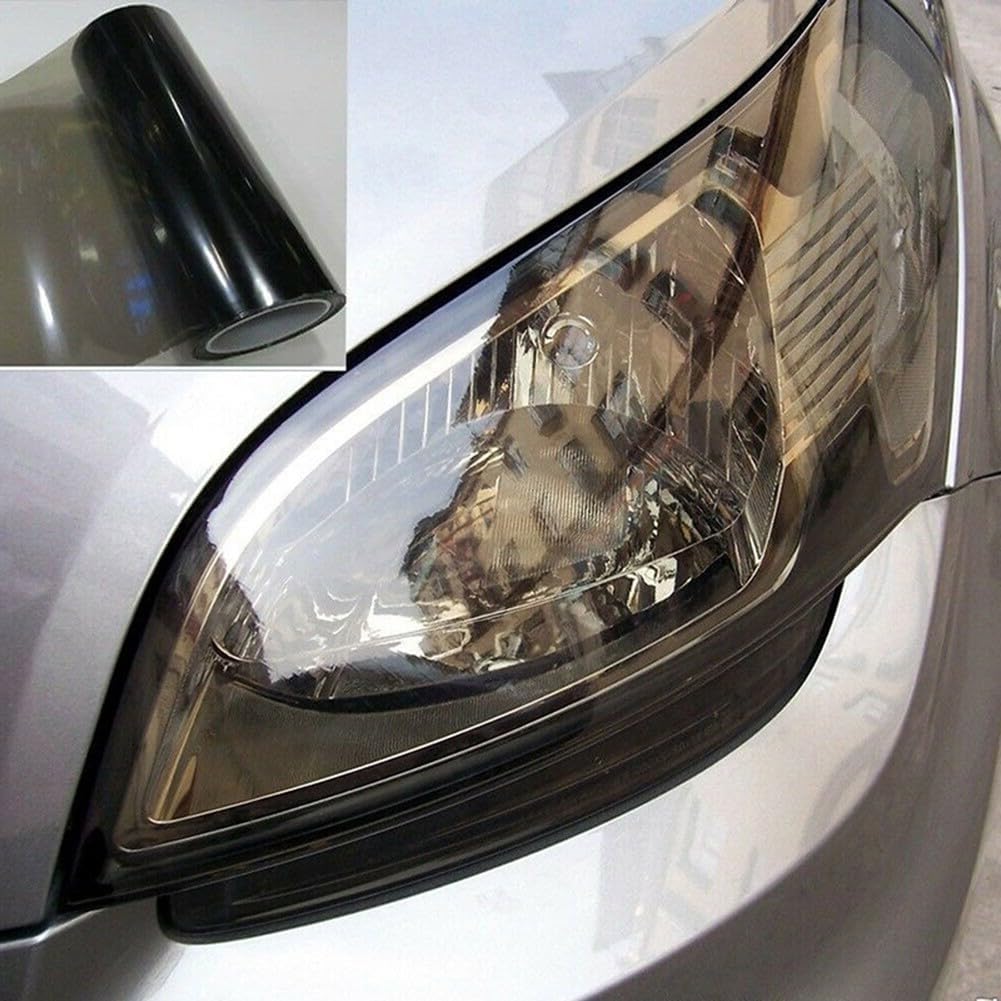 ya 13 9.15 baidi 30x50cm Light Smoke Black Tint Film Headlights Tail Lamp Cars Vinyl Wrap New