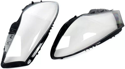 ya 4 8.10 Front Clear Headlight Lens Cover L+R for Mercedes-Benz W117 CLA250 CLA45 2016-19