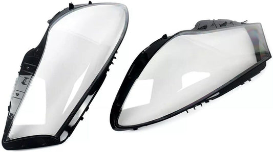 ya 4 8.10 Front Clear Headlight Lens Cover L+R for Mercedes-Benz W117 CLA250 CLA45 2016-19