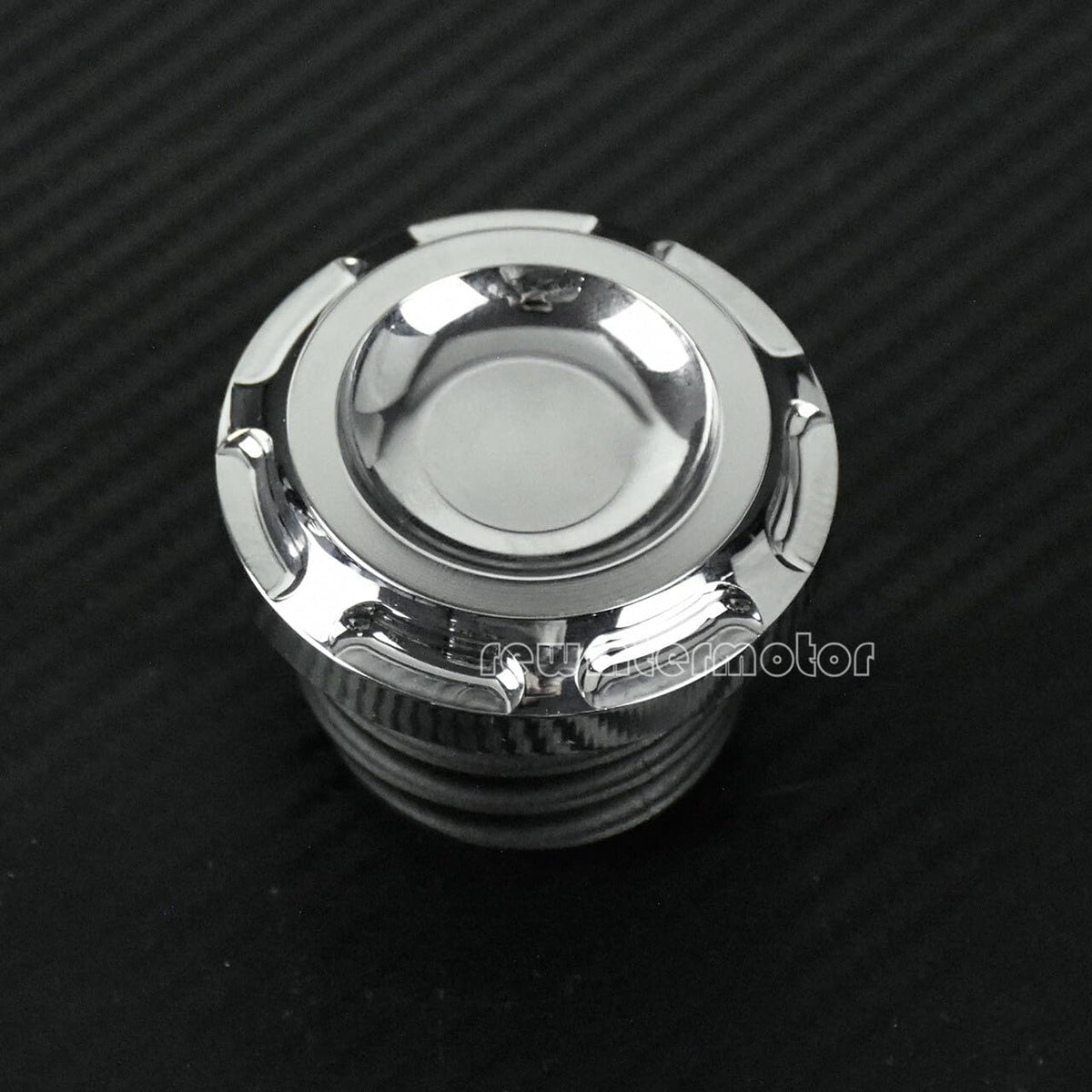 ya 9 10.24 Chrome Gas Cap Fuel Tank Cover Right-hand Thread Fit for Harley Heritage Softail