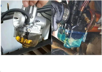 ya 13 9.15 baidi Motorcycle Carburetor Float Bowl Transparent Orange Shell For PWK I/II/III Carb