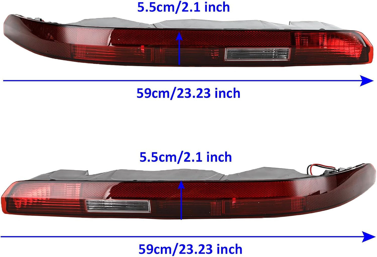 ya 10 9.16 zhengce L+R Rear Bumper Tail Lamp Fog Lamp Assembly 4M0945095A 96A for AUDI Q7 16-2