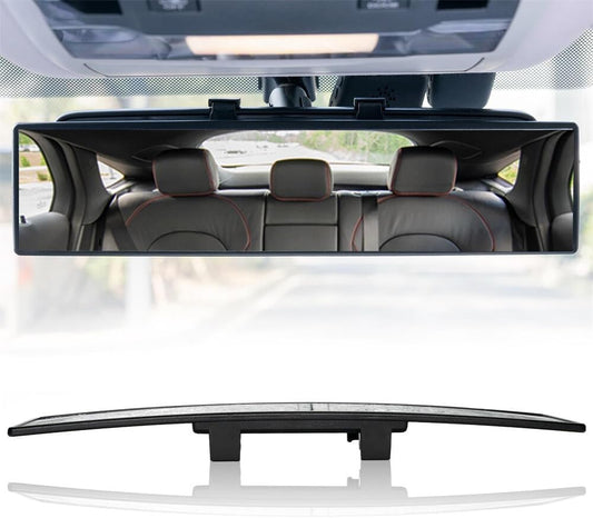 ya 4 8.10 Interior 300mm Wide-Angle Convex pano for Ram ic Rearview Mirror Clip on