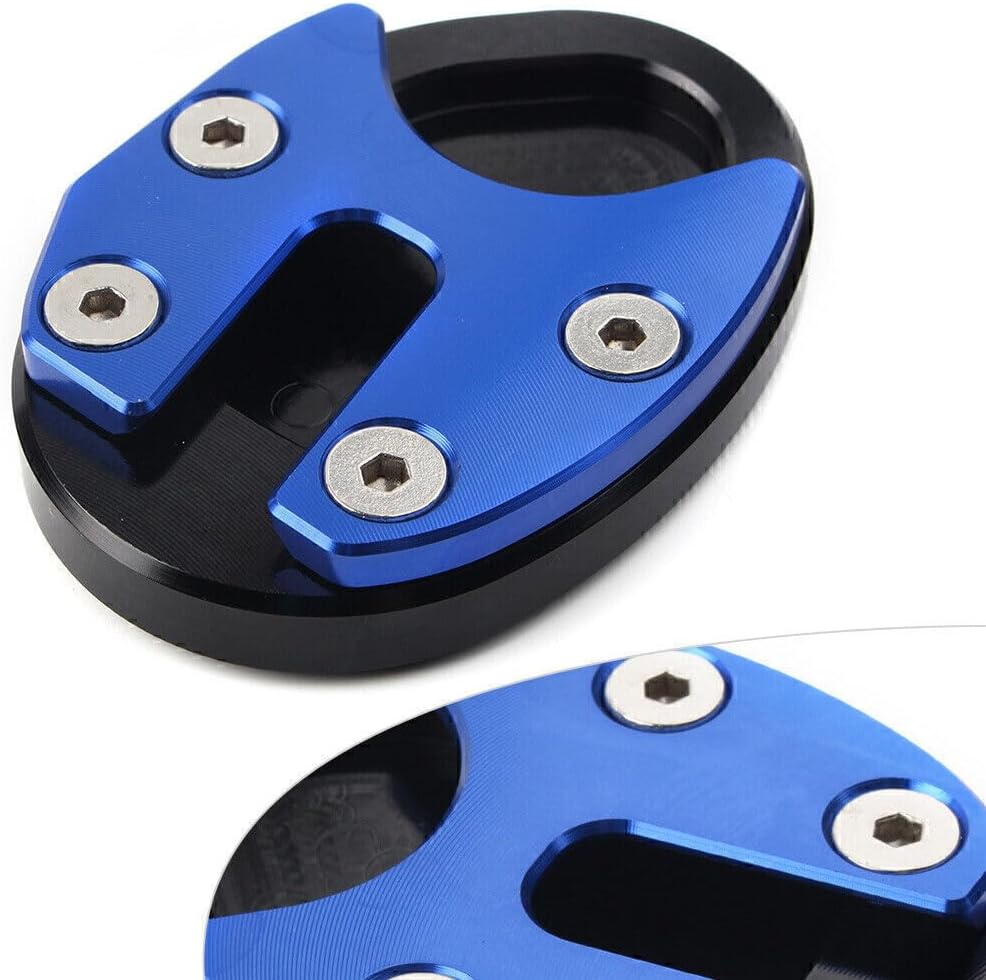 ya 2 8.15 Motor kickstand Foot Support Side Stand Pad Fit SYM MAXSYM TL500 19-2021 Blau