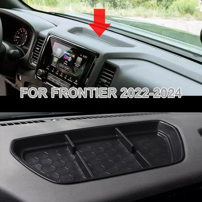ya 5 8.10 Fits 2022-2024 for Nissan Frontier PVC Dashboard Storage Tray Organizer Phone Holder