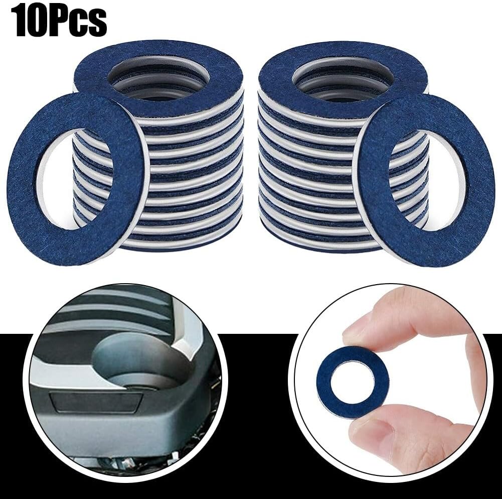ya 12 10.8 baidi 10x Aluminum Oil Drain Plug Washer Gasket for for Lexus # 90430-12031