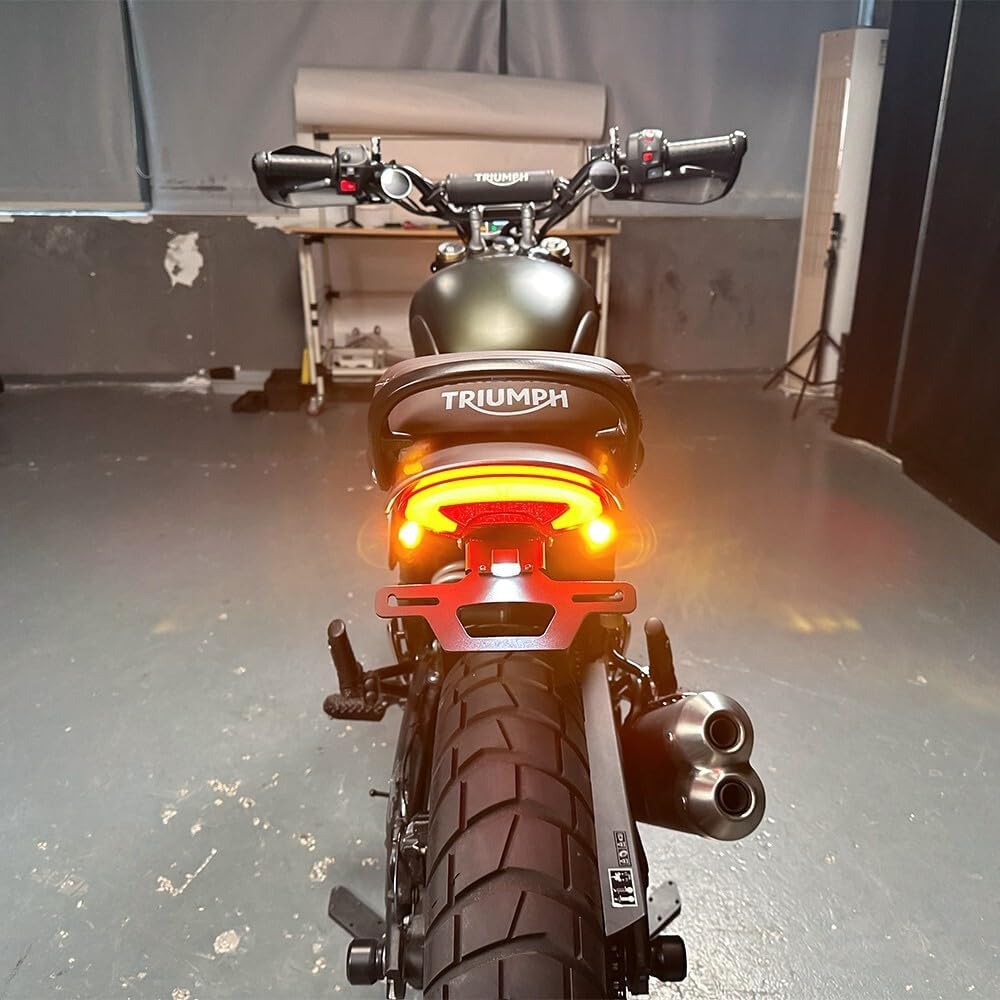 ya 13 9.15 baidi Speed 400 T4 Sc for Ram bler 400X Foldable Fender Eliminator Turn Signal License Light