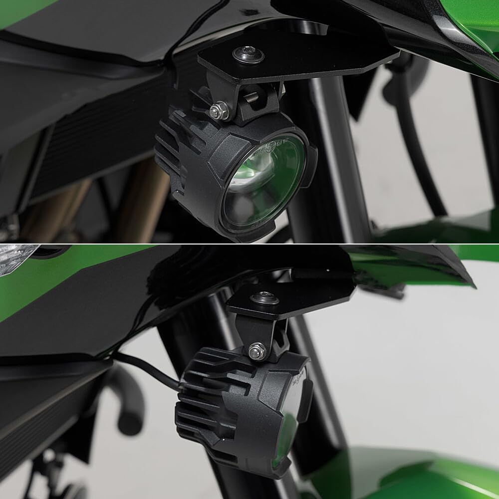 ya 5 8.24 baidi Motorcycle Spotlight Bracket Fog Light Mounting Kits for Kawasaki 650