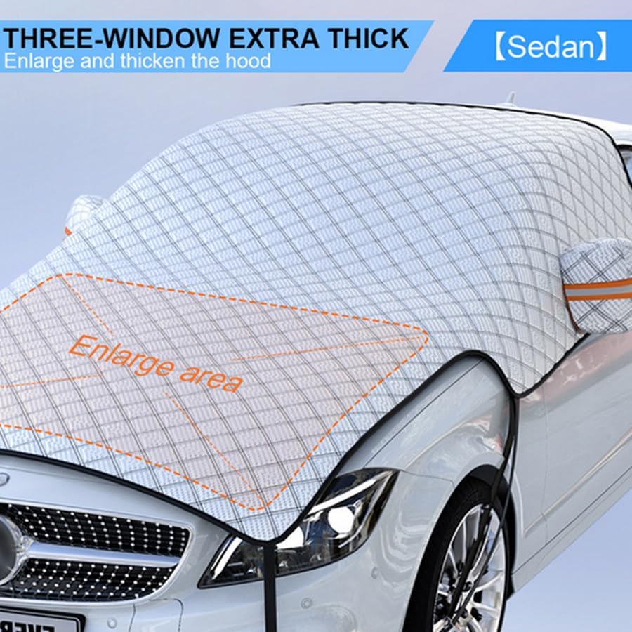ya 5 8.24 baidi 7 Layer Car Cover Outdoor Water Proof Rain Snow Sun Dust Sunshade UV Protector