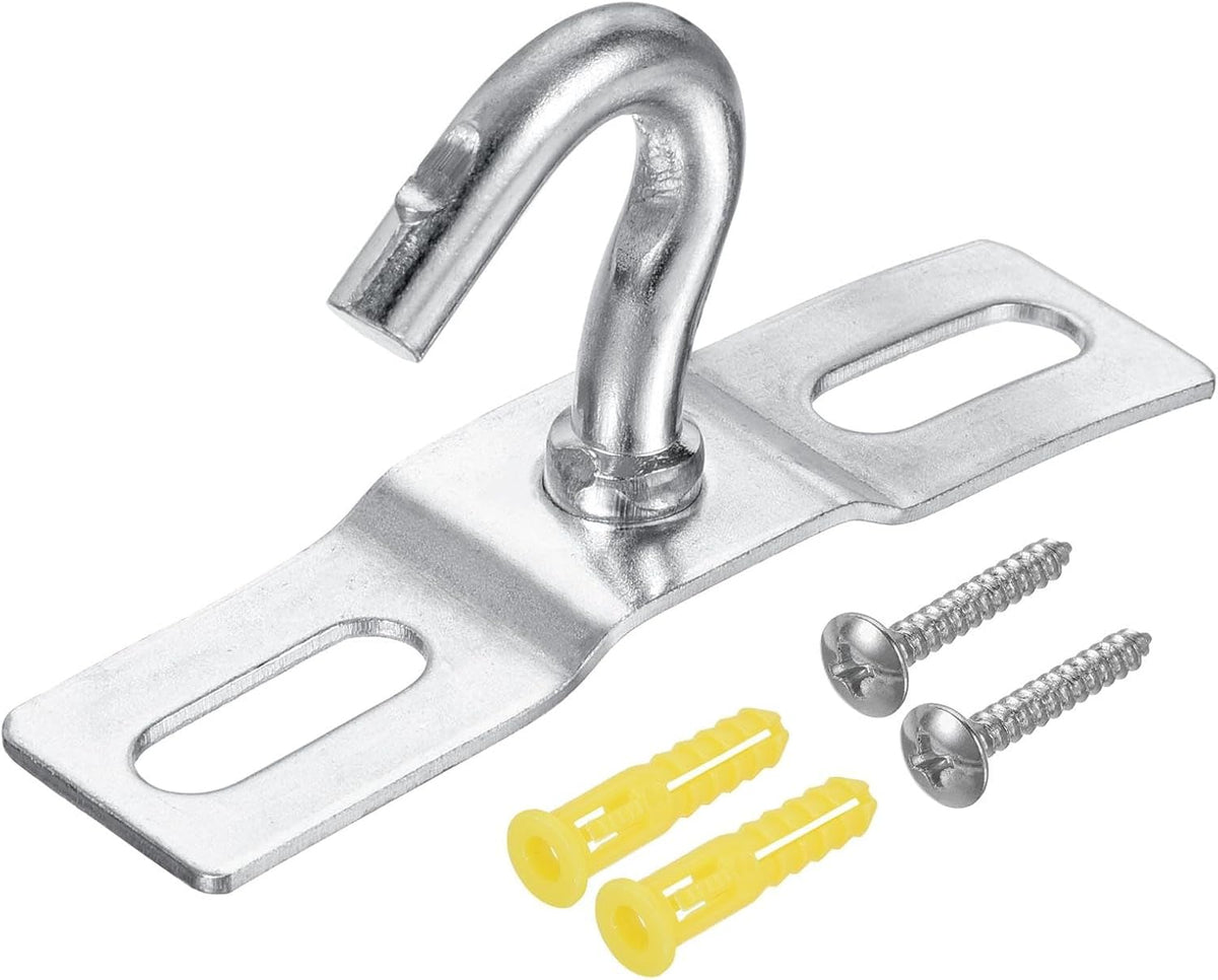 ya 26 10.21 baidi 3Pcs Pad Eye Plate Ceiling Hooks 67mm Wall Mount Hanger Galvanized Iron