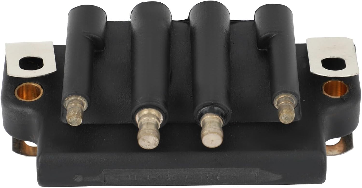 ya 2 8.15 Dual Plug Wire Ignition Coil Fit For Johnson Evinrude Outboards 0583740 18-5170
