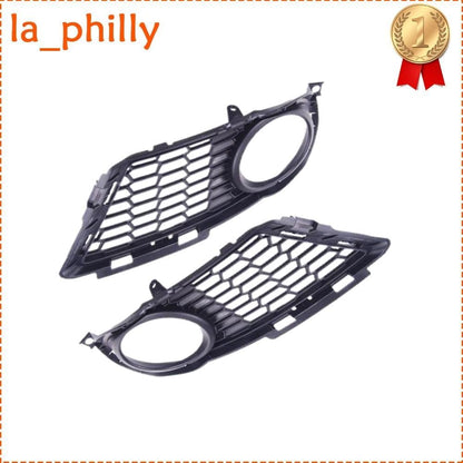 ya 5 8.10 2 Pieces Front Bumper Fog Light Grille For 3-Series E92 E93 LCI M 2011 2012 2013