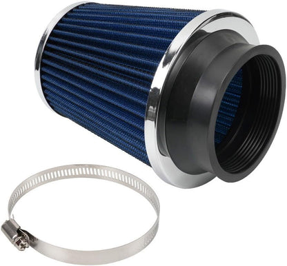 ya 13 9.15 baidi 3 76mm High Flow Inlet Dry Air Filter Cold Air Intake Cone Replacement Blue