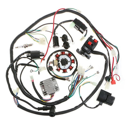 ya 4 8.14 Motorcycle 125-250CC Stator CDI Coil Electric Wiring Harness Wire Loom Asse